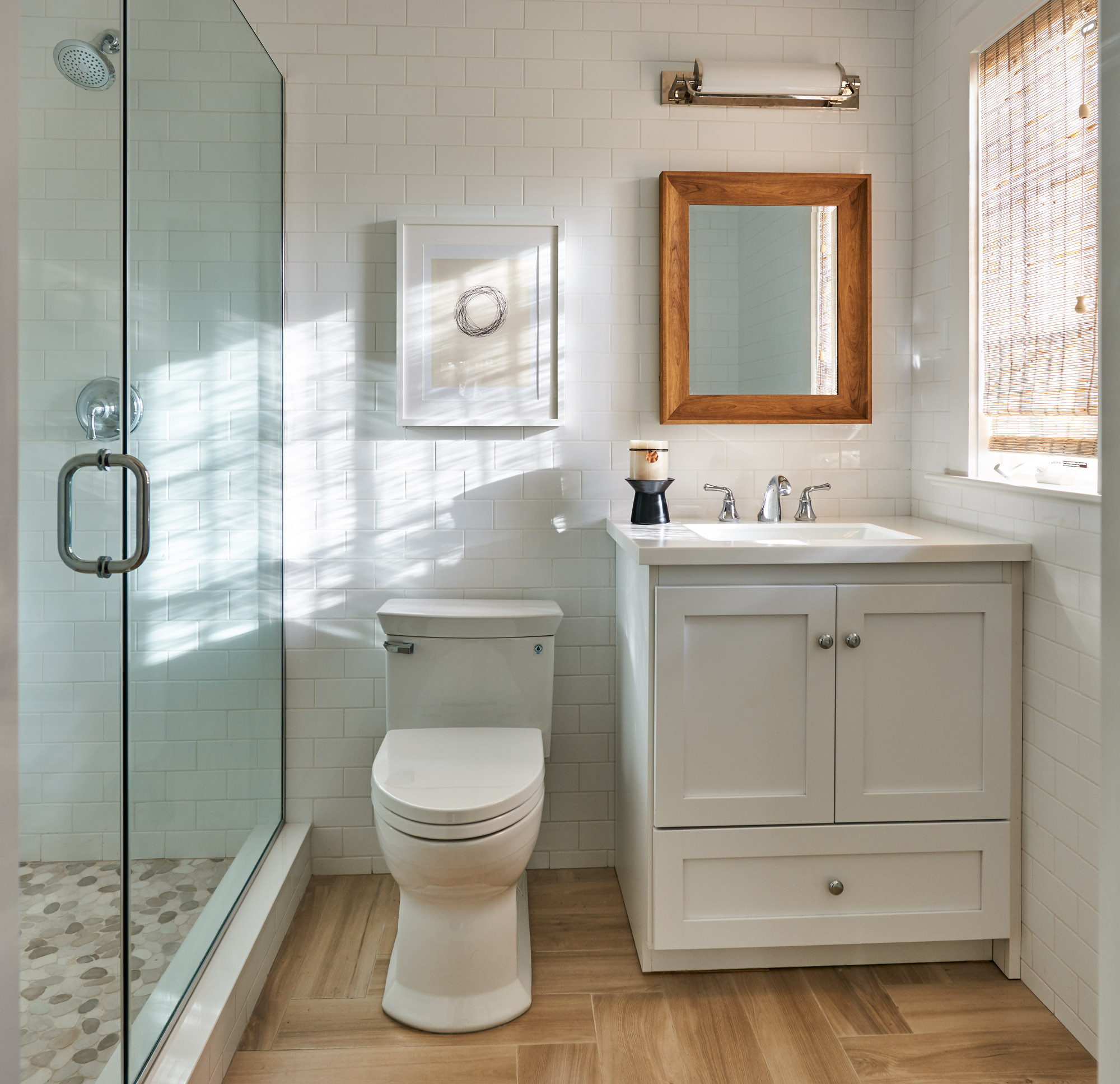 He Shed She Said Bathroom - Kathryn Cook Interiors