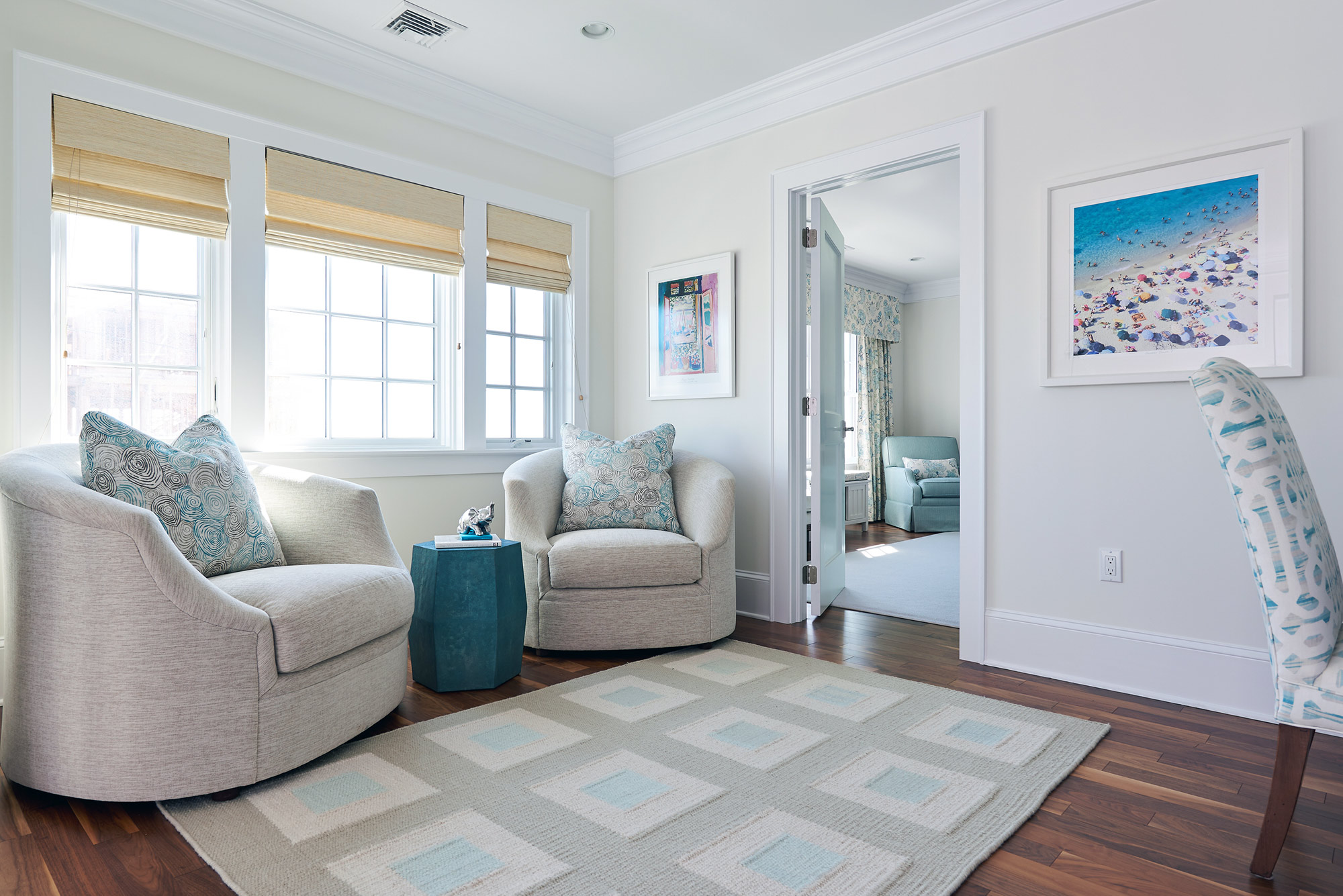 Kathy Cook, Mantoloking 9 Mantoloking Beach House - sitting room - Kathryn Cook Interiors